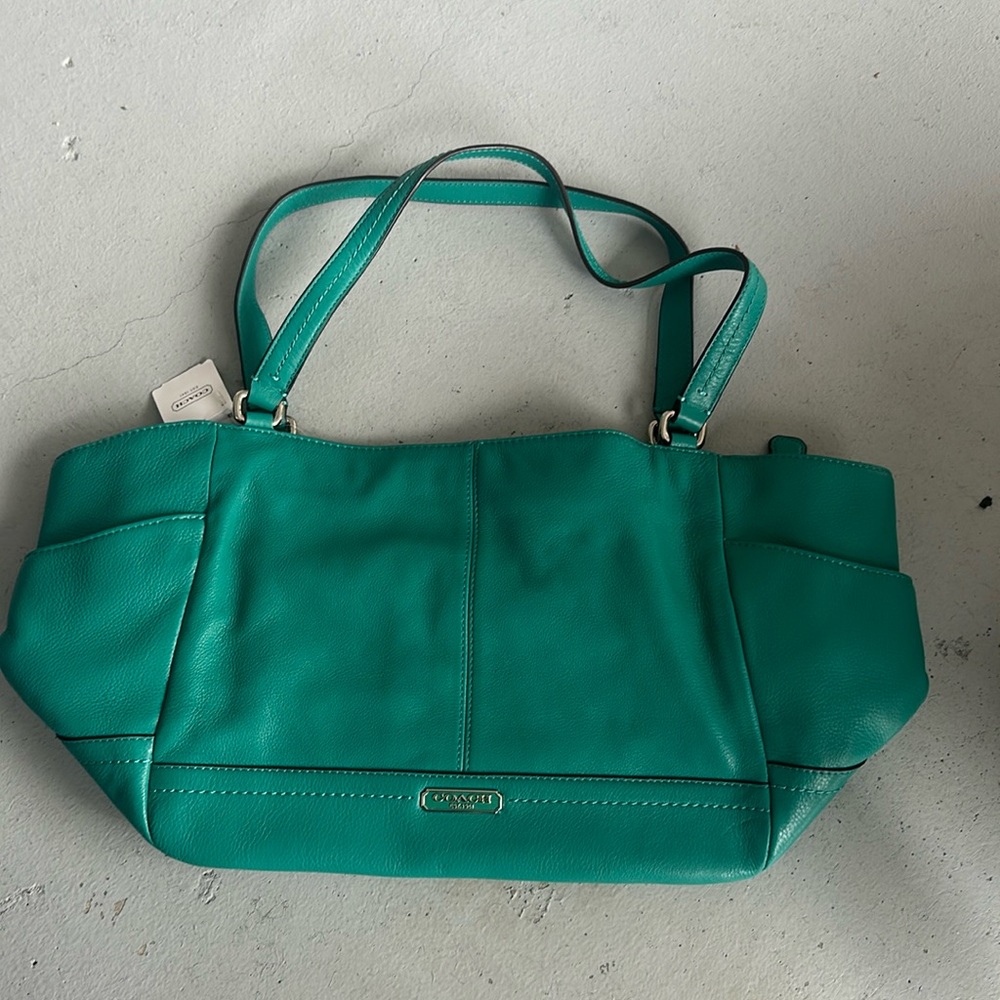 Jade vintage Coach purse